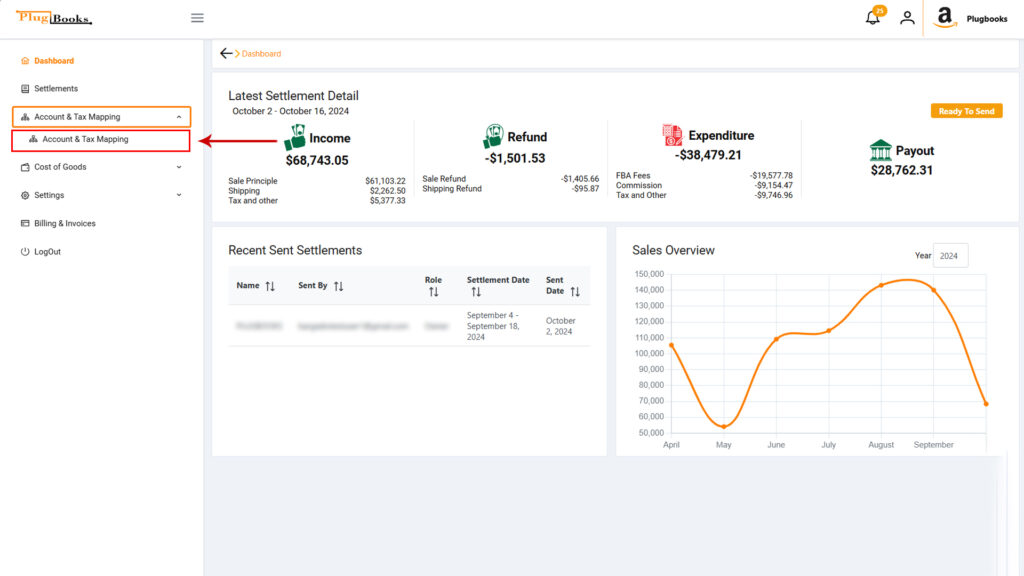 select-account-mapping-menu